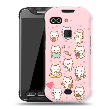 Силиконовый чехол на AGM X2 с принтом Hello Kitty Хелоу Кити