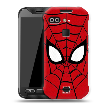 Силиконовый чехол на AGM X2 с принтом человек паук spiderman