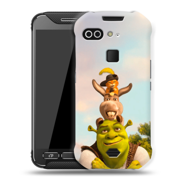 Силиконовый чехол на AGM X2 с принтом Шрек Shrek