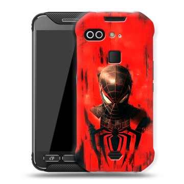Силиконовый чехол на AGM X2 с принтом человек паук spiderman Силиконовый чехол на AGM X2 с принтом человек паук spiderman