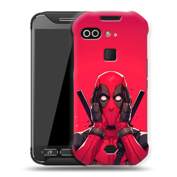 Силиконовый чехол на AGM X2 с принтом Дедпул Deadpool Силиконовый чехол на AGM X2 с принтом Дедпул Deadpool