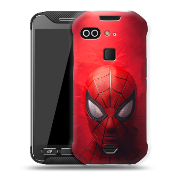 Силиконовый чехол на AGM X2 с принтом Spiderman Человек паук