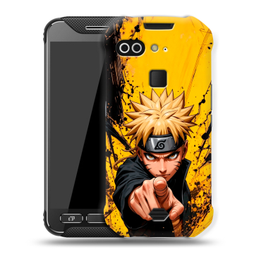 Силиконовый чехол на AGM X2 с принтом Naruto Наруто