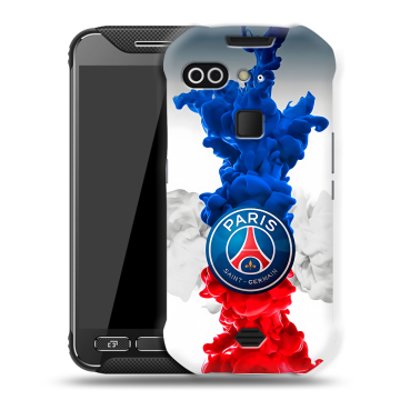 Силиконовый чехол на AGM X2 с принтом PSG ПСЖ