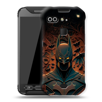 Силиконовый чехол на AGM X2 с принтом Batman Бэтмен