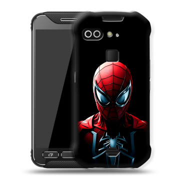 Силиконовый чехол на AGM X2 с принтом Spiderman Человек паук