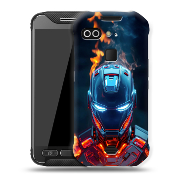 Силиконовый чехол на AGM X2 с принтом IronMan Железный человек Силиконовый чехол на AGM X2 с принтом IronMan Железный человек