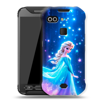 Силиконовый чехол на AGM X2 с принтом Холодное сердце Frozen Силиконовый чехол на AGM X2 с принтом Холодное сердце Frozen
