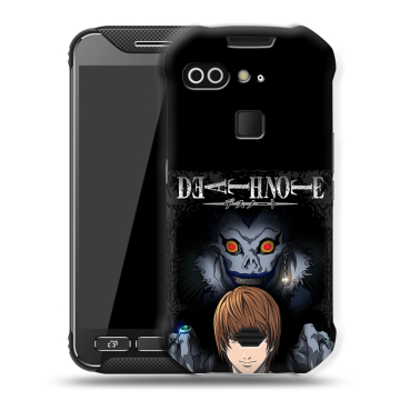 Силиконовый чехол на AGM X2 с принтом Death note Тетрадь смерти