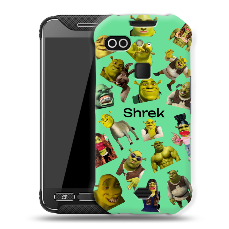 Силиконовый чехол на AGM X2 с принтом Шрек Shrek Силиконовый чехол на AGM X2 с принтом Шрек Shrek