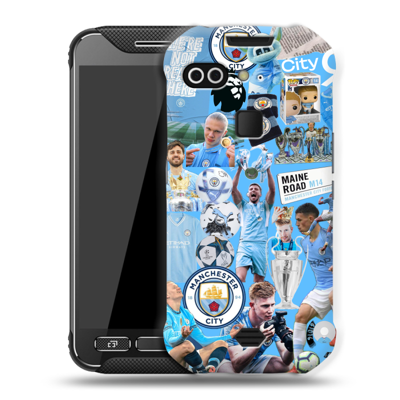 Силиконовый чехол на AGM X2 с принтом Man City Манчестер Сити Силиконовый чехол на AGM X2 с принтом Man City Манчестер Сити