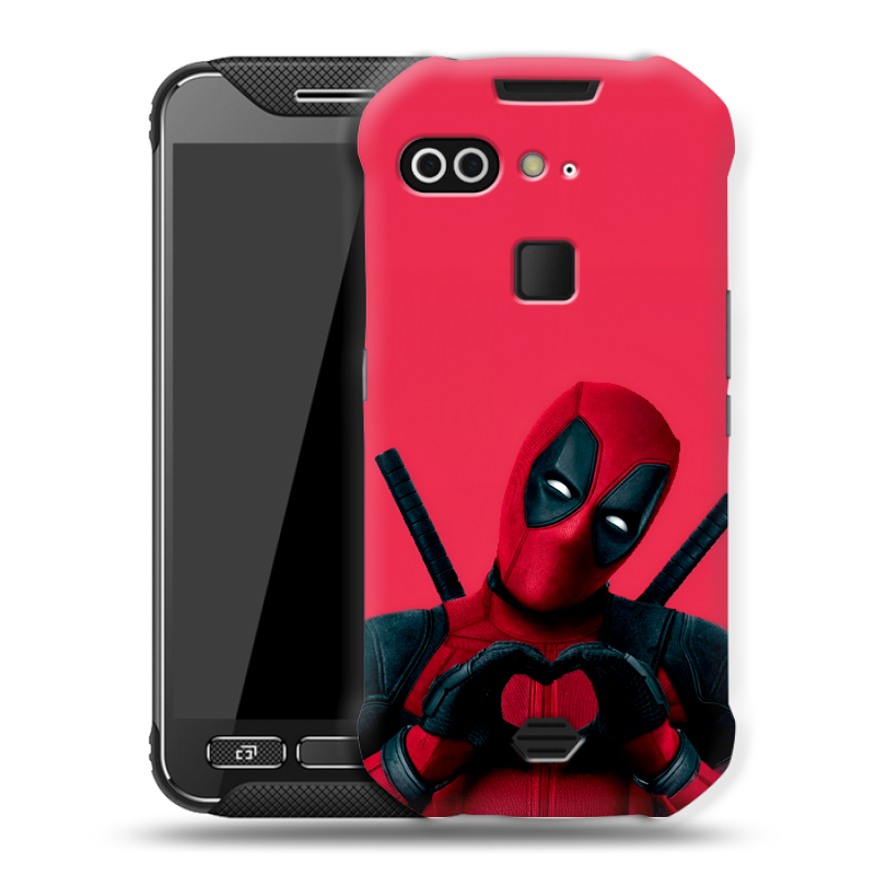 Силиконовый чехол на AGM X2 с принтом Дедпул Deadpool Силиконовый чехол на AGM X2 с принтом Дедпул Deadpool