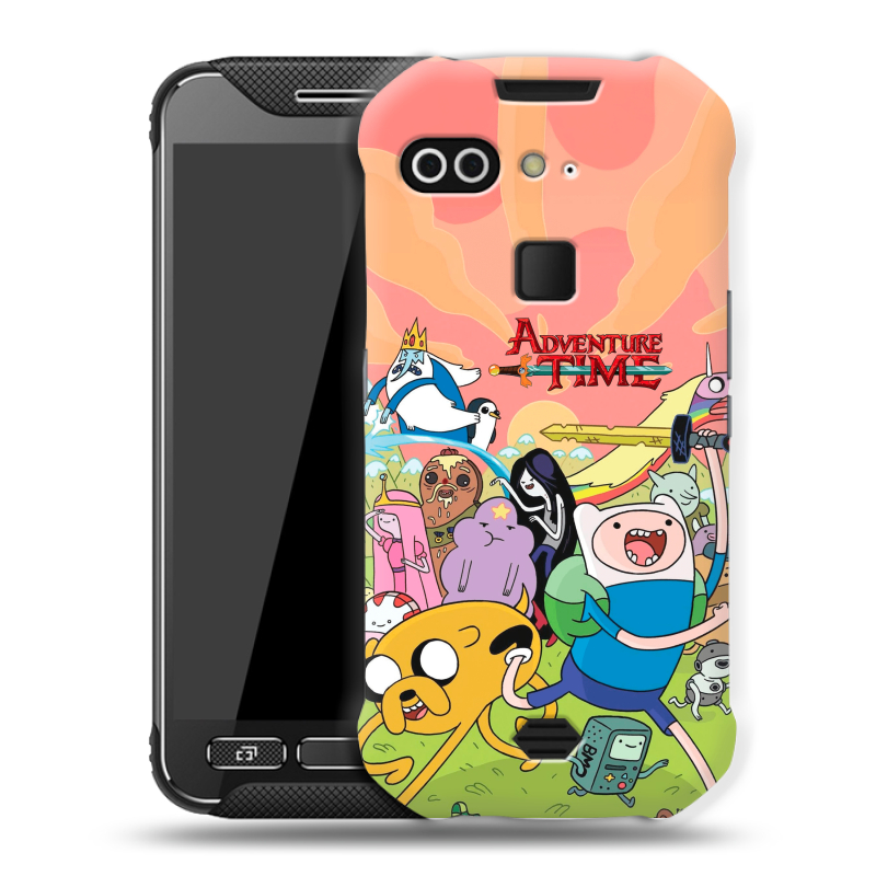 Силиконовый чехол на AGM X2 с принтом Adventure time Время приключений Силиконовый чехол на AGM X2 с принтом Adventure time Время приключений