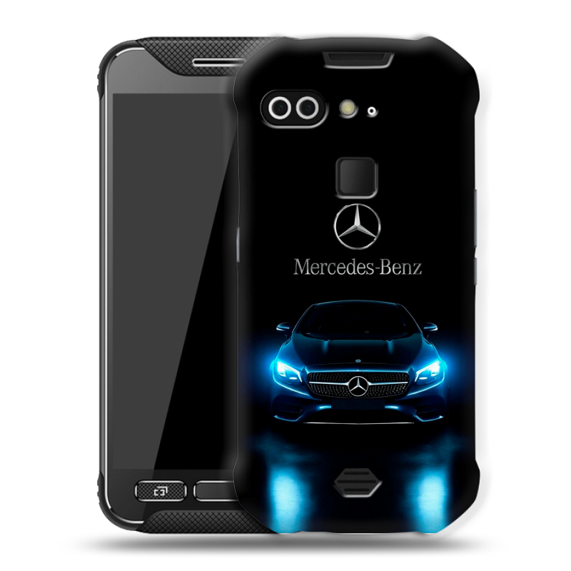Силиконовый чехол на AGM X2 с принтом Mercedes Мерседес Силиконовый чехол на AGM X2 с принтом Mercedes Мерседес