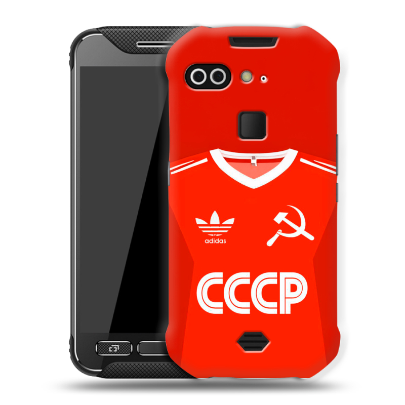 Силиконовый чехол на AGM X2 с принтом Флаг Герб СССР Силиконовый чехол на AGM X2 с принтом Флаг Герб СССР