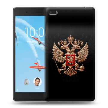 Силиконовый чехол на планшета Lenovo Tab 4 7 с принтом Герб России Силиконовый чехол на планшета Lenovo Tab 4 7 с принтом Герб России