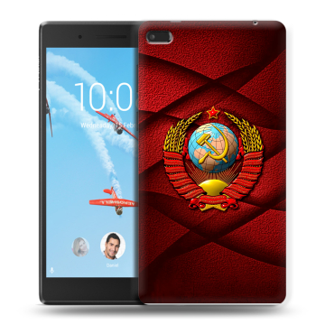 Силиконовый чехол на планшета Lenovo Tab 4 7 с принтом Герб СССР Силиконовый чехол на планшета Lenovo Tab 4 7 с принтом Герб СССР