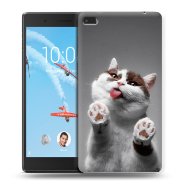 Силиконовый чехол на планшета Lenovo Tab 4 7 с принтом Коты Силиконовый чехол на планшета Lenovo Tab 4 7 с принтом Коты