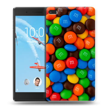 Силиконовый чехол на планшета Lenovo Tab 4 7 с принтом Конфеты Силиконовый чехол на планшета Lenovo Tab 4 7 с принтом Конфеты