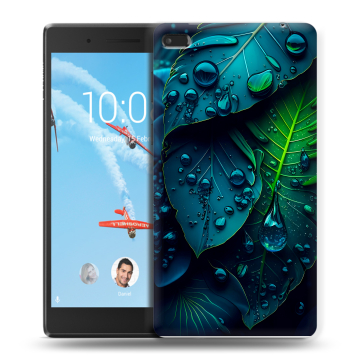 Силиконовый чехол на планшета Lenovo Tab 4 7 с принтом Листья Силиконовый чехол на планшета Lenovo Tab 4 7 с принтом Листья