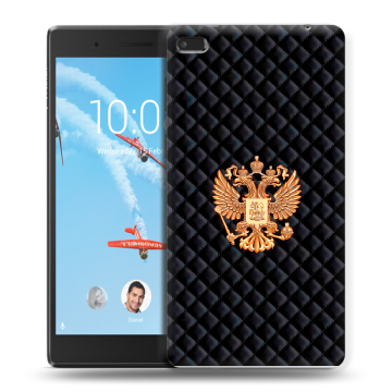 Силиконовый чехол на Lenovo Tab 4 7 с принтом Герб России принт