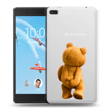 Силиконовый чехол на Lenovo Tab 4 7 с принтом Медведь