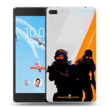 Силиконовый чехол на Lenovo Tab 4 7 с принтом Контер страйк Counter strike Силиконовый чехол на Lenovo Tab 4 7 с принтом Контер страйк Counter strike