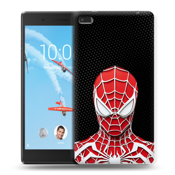 Силиконовый чехол на Lenovo Tab 4 7 с принтом человек паук spiderman Силиконовый чехол на Lenovo Tab 4 7 с принтом человек паук spiderman