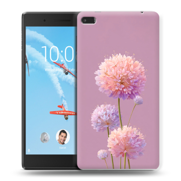Силиконовый чехол на Lenovo Tab 4 7 с принтом Цветы Силиконовый чехол на Lenovo Tab 4 7 с принтом Цветы