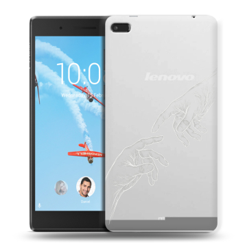 Силиконовый чехол на Lenovo Tab 4 7 с принтом Сотворение мира