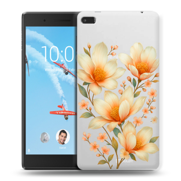 Силиконовый чехол на Lenovo Tab 4 7 с принтом Цветы