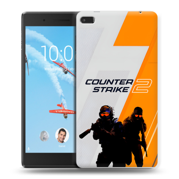 Силиконовый чехол на Lenovo Tab 4 7 с принтом Counter Strike
