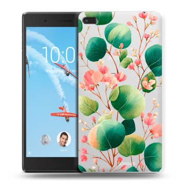 Силиконовый чехол на Lenovo Tab 4 7 с принтом женский