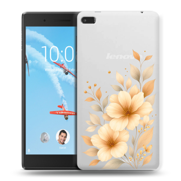 Силиконовый чехол на Lenovo Tab 4 7 с принтом для девушки