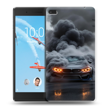 Силиконовый чехол на Lenovo Tab 4 7 с принтом BMW БМВ Силиконовый чехол на Lenovo Tab 4 7 с принтом BMW БМВ