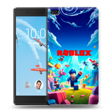 Силиконовый чехол на Lenovo Tab 4 7 с принтом Roblox Роблокс Силиконовый чехол на Lenovo Tab 4 7 с принтом Roblox Роблокс