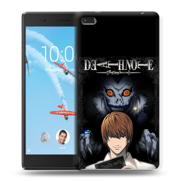 Силиконовый чехол на Lenovo Tab 4 7 с принтом Death note Тетрадь смерти