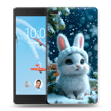Силиконовый чехол на Lenovo Tab 4 7 с принтом Новый год Силиконовый чехол на Lenovo Tab 4 7 с принтом Новый год