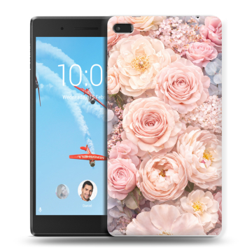 Силиконовый чехол на Lenovo Tab 4 7 с принтом женский