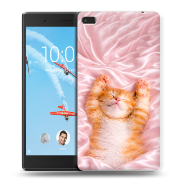 Силиконовый чехол на Lenovo Tab 4 7 с принтом женский