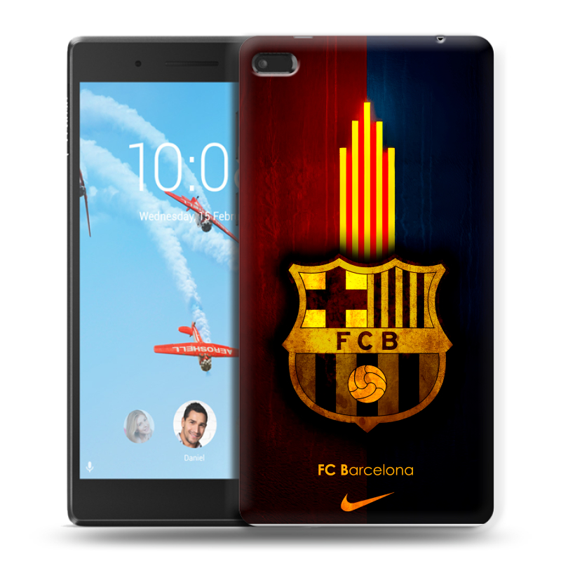Силиконовый чехол на Lenovo Tab 4 7 с принтом Барселона Barcelona Силиконовый чехол на Lenovo Tab 4 7 с принтом Барселона Barcelona