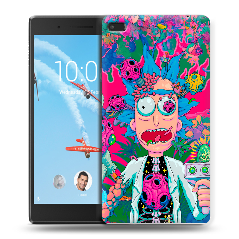 Силиконовый чехол на Lenovo Tab 4 7 с принтом Рик и Морти Rick Morty Силиконовый чехол на Lenovo Tab 4 7 с принтом Рик и Морти Rick Morty