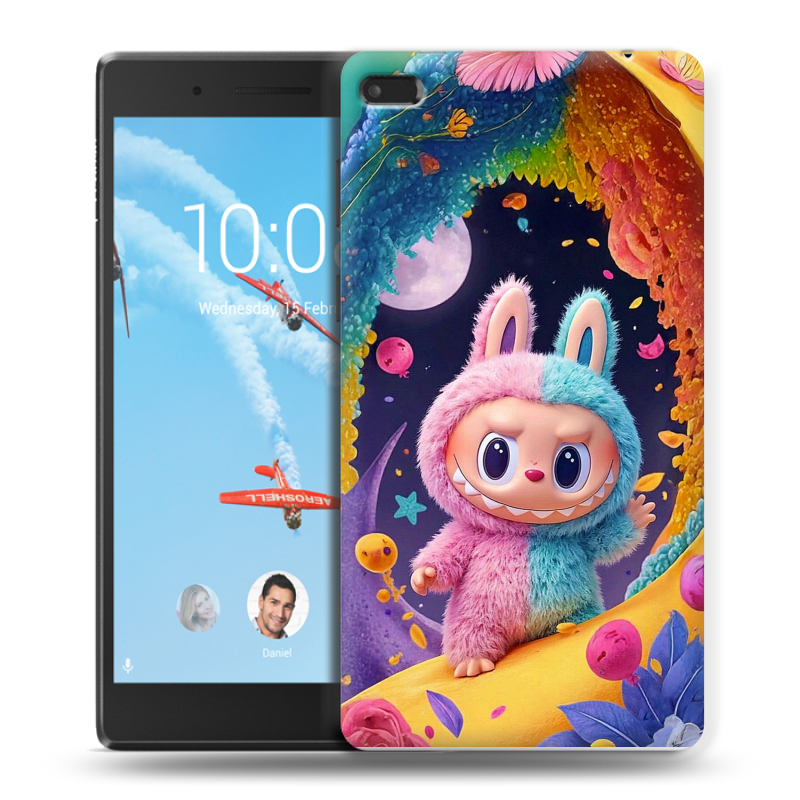 Силиконовый чехол на Lenovo Tab 4 7 с принтом Labubu Лабубу Силиконовый чехол на Lenovo Tab 4 7 с принтом Labubu Лабубу
