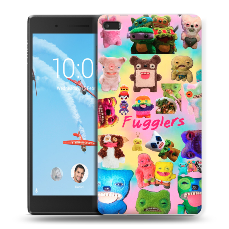 Силиконовый чехол на Lenovo Tab 4 7 с принтом Флагер Fuggler Силиконовый чехол на Lenovo Tab 4 7 с принтом Флагер Fuggler