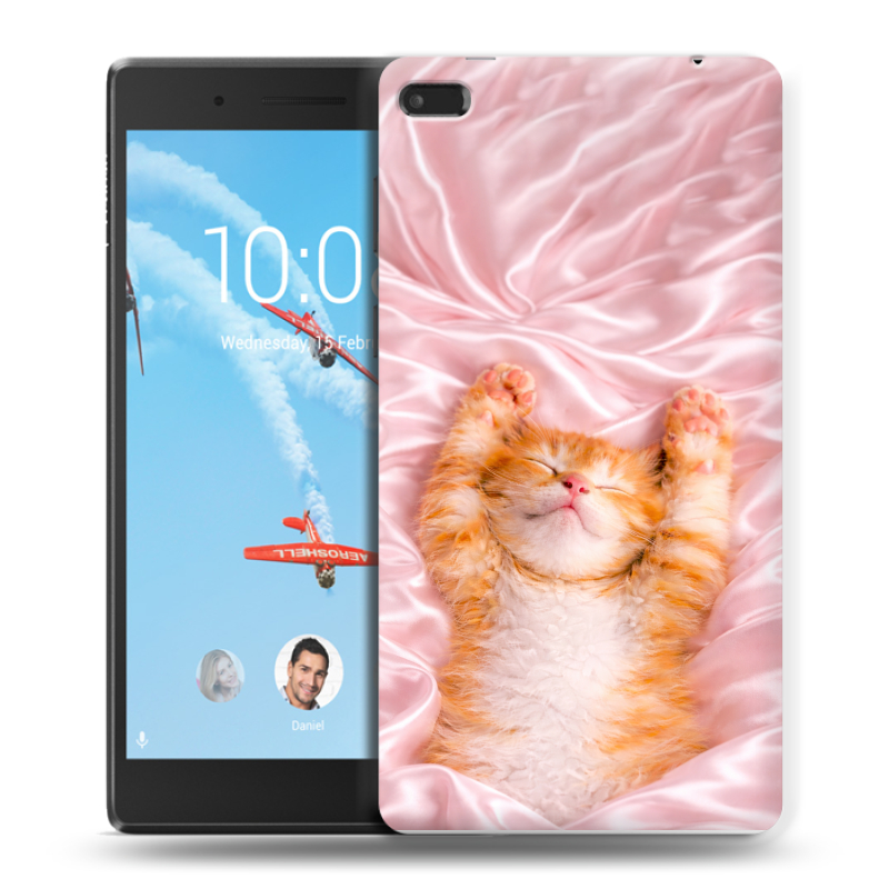 Силиконовый чехол на Lenovo Tab 4 7 с принтом женский Силиконовый чехол на Lenovo Tab 4 7 с принтом женский