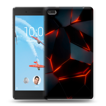 Силиконовый чехол на планшета Lenovo Tab 4 7 Essential с принтом Яркие абстракции Силиконовый чехол на планшета Lenovo Tab 4 7 Essential с принтом Яркие абстракции