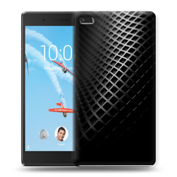 Силиконовый чехол на Lenovo Tab 4 7 Essential с принтом Текстура металла