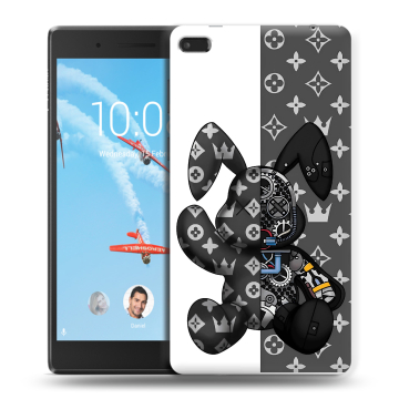 Силиконовый чехол на Lenovo Tab 4 7 Essential с принтом Луи робот