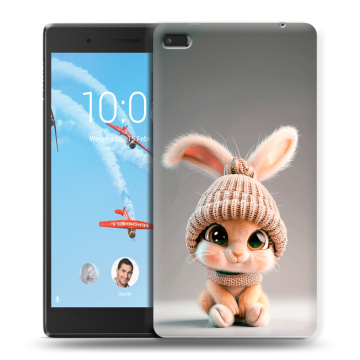 Силиконовый чехол на Lenovo Tab 4 7 Essential с принтом Кролик Силиконовый чехол на Lenovo Tab 4 7 Essential с принтом Кролик