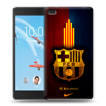 Силиконовый чехол на Lenovo Tab 4 7 Essential с принтом Барселона Barcelona